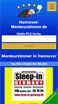 Mobile Screenshot of hannover-monteurzimmer.de