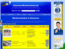Tablet Screenshot of hannover-monteurzimmer.de